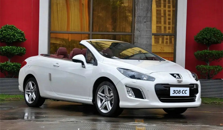 二手標(biāo)致308cc敞篷跑車報(bào)價(jià)多少錢