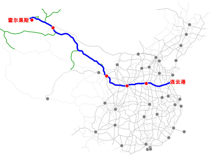 連霍高速是哪里到哪里