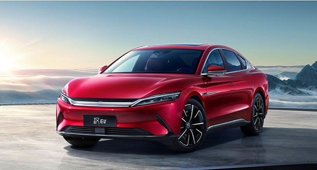 比亞迪漢ev純電動(dòng)2022款最低報(bào)價(jià)，補(bǔ)貼后價(jià)格為21.58-32.98 萬元