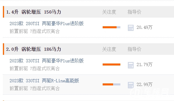 探岳2022款報價及圖片 2022款停售（23款售價20.49萬起）