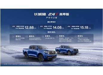 嚴冬守衛(wèi)者 2.4T長城炮高寒版助力用戶奔赴新征途 封面圖