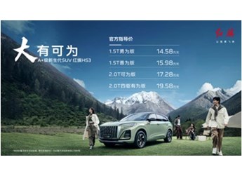 售價(jià)14.58萬(wàn)起的紅旗HS3，憑什么重新定義A+級(jí)SUV 封面圖