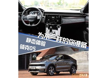 靜態(tài)體驗(yàn)全新領(lǐng)克05 封面圖