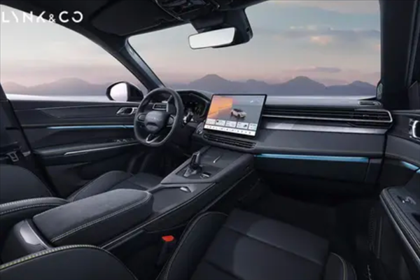 換裝懸浮式大屏！領(lǐng)克01煥新版內(nèi)飾官圖發(fā)布